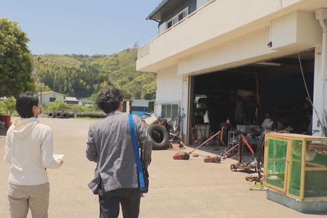 別の秋田犬が保護された現場