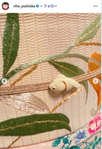 吉岡里帆のインスタグラム@riho_yoshiokaより