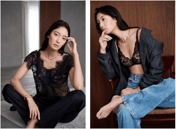 菜々緒さんが登場した「FLORALE LUXE」のビジュアル