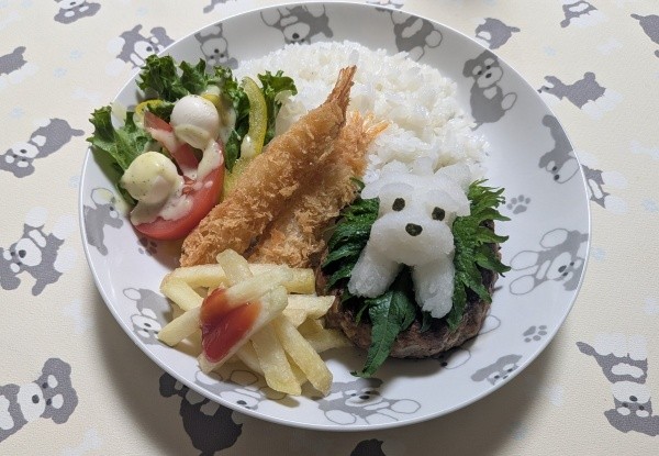 おろ(シュナ)しそバーグディッシュ（画像提供：シュナファイブさん）