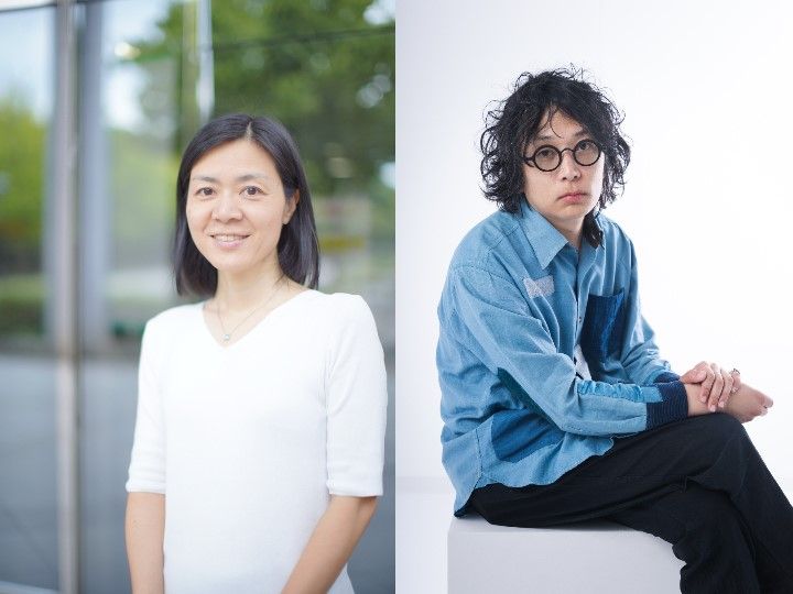 『こどもと民主主義をつくる』著者の藤原さとさんと『バラバラな世界で共に生きる』著者の朱喜哲さん（撮影=佐藤類）