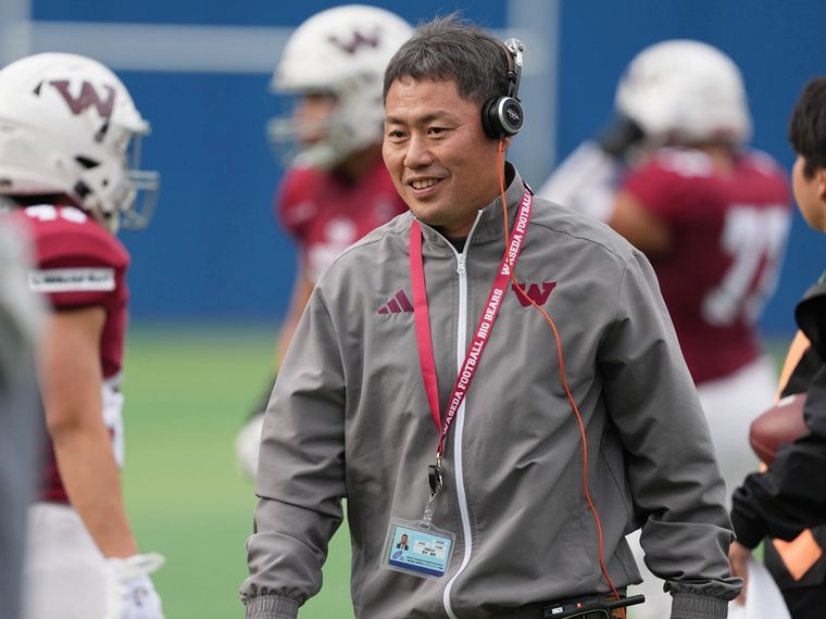 アメフト - 早稲田大RB長内一航 エースの穴を埋める4TD、野球で届か