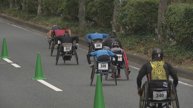 吉備高原で「車いすロードレース」開催　岡山