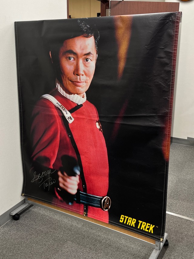 「スタートレック」出演時のジョージさん（撮影Coco）