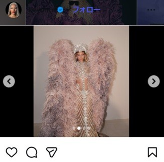 ビヨンセのインスタグラム＠beyonceより