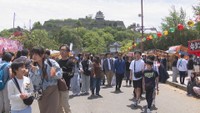 GW恒例の丸亀お城まつり　強風の中…多くの人でにぎわう　香川