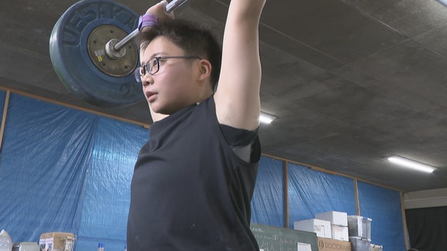 倉敷商 ウエイトリフティング部／大嶋志歩さん（3年）