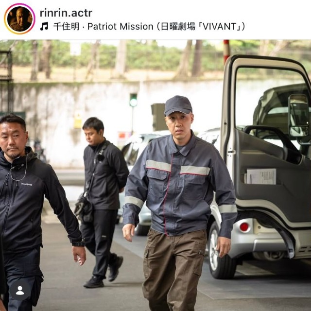 俳優のリンリンさん（本人のインスタグラムから）