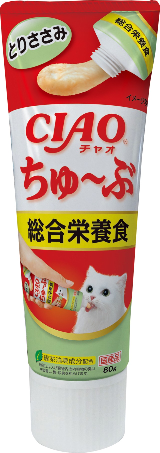 CIAOちゅ～ぶ総合栄養食　とりささみ（いなば食品提供）