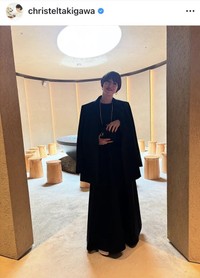 滝川クリステルのインスタグラム＠christeltakigawaより