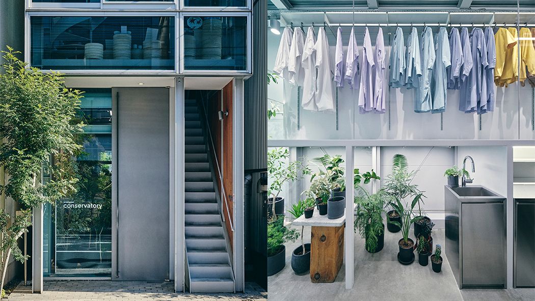 植物と衣服が共存する新たな表現空間！<br>自然のものを選ぶ文化と未来に残る服を提案する<br>グラフペーパー コンサバトリーがオープン。