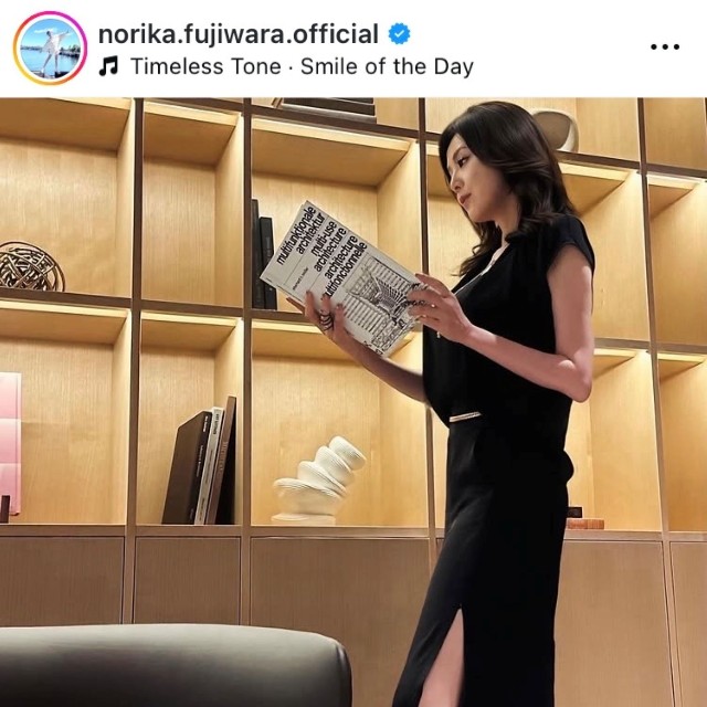 藤原紀香インスタグラム(@norika.fujiwara.official)より