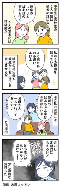 娘たちが帰省する理由