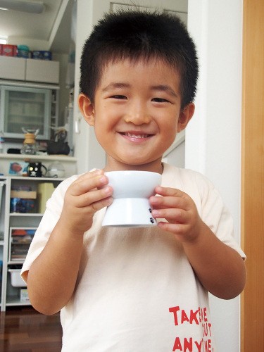 「シュシュちゃん、お水をどうぞ」