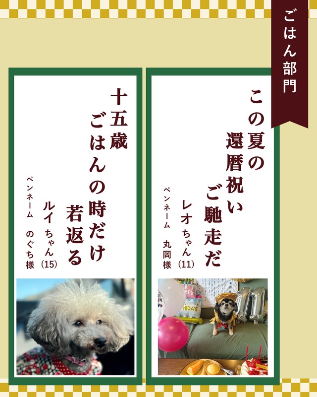 ごはん部門入選作