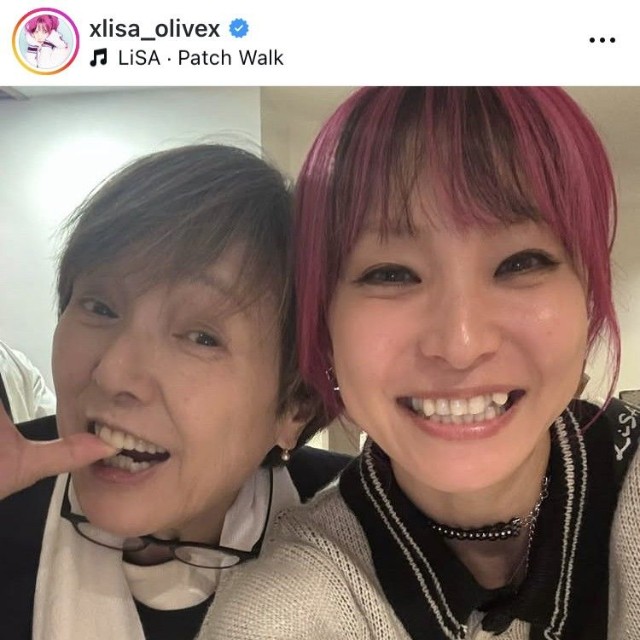 LiSAインスタグラム＠xlisa_olivexより