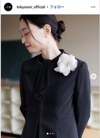 東京ソワール公式インスタグラム@tokyosoir_officialより