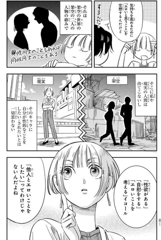 「性欲がある」と「他人に性的に惹かれる」は、必ずしもイコールではない