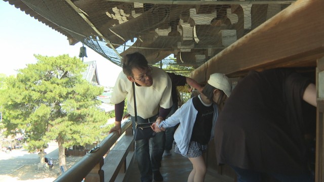 一般公開されている五重塔（国指定の重要文化財）　総本山善通寺