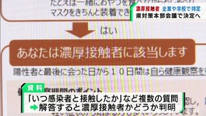 濃厚接触者の特定は独自調査を依頼　保健所業務ひっ迫で宮城県