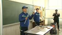 将来の技術者を育成　中電工の技術者が工業高校で出張授業　岡山