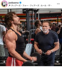 ジョセフ・バエナのインスタグラム＠joebaenaより