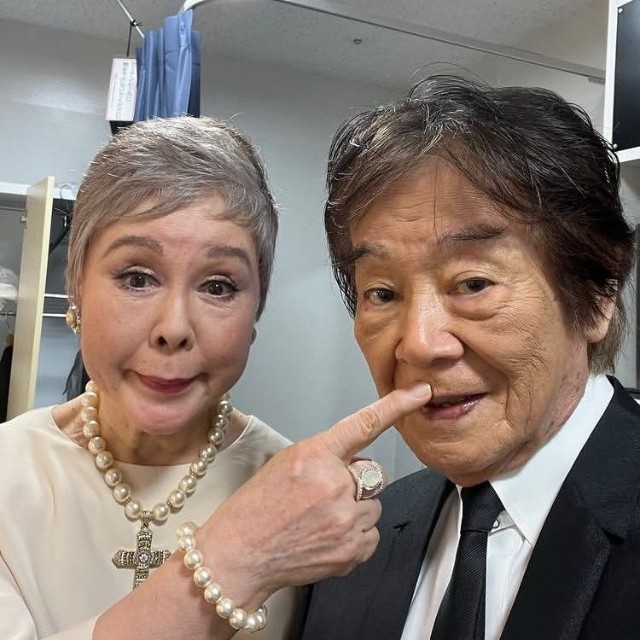 田辺靖雄と九重佑三子インスタグラム＠yandy04050321より