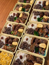 美味しいものがいっぱい詰まった手弁当（画像提供：町不動産さん）