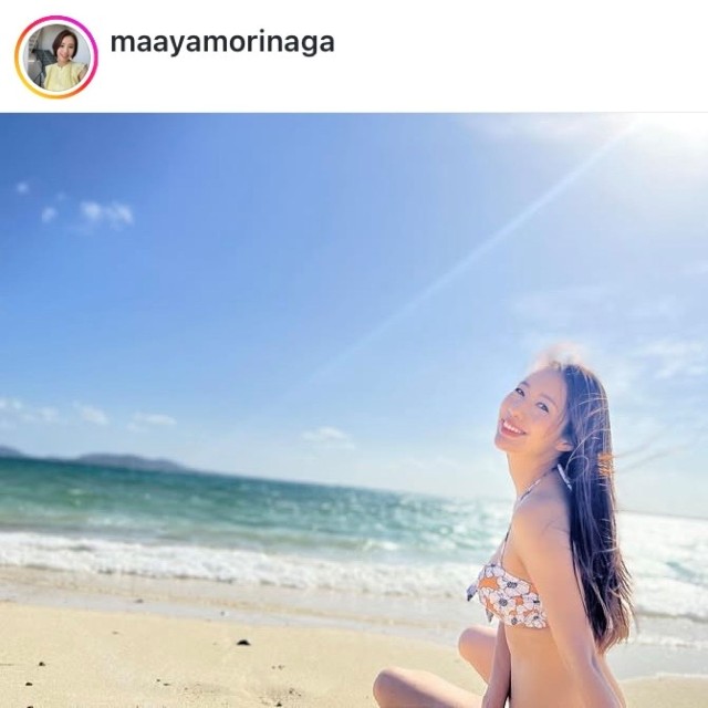 守永真彩インスタグラム(@maayamorinaga)より