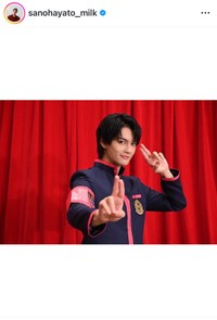 佐野勇斗（@sanohayato_milk）さんのインスタグラムより