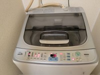 故障一つなく20年使えているというSANYOの洗濯機（Tonyさん提供）