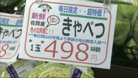 秋以降の天候が影響…葉もの野菜が高騰　岡山