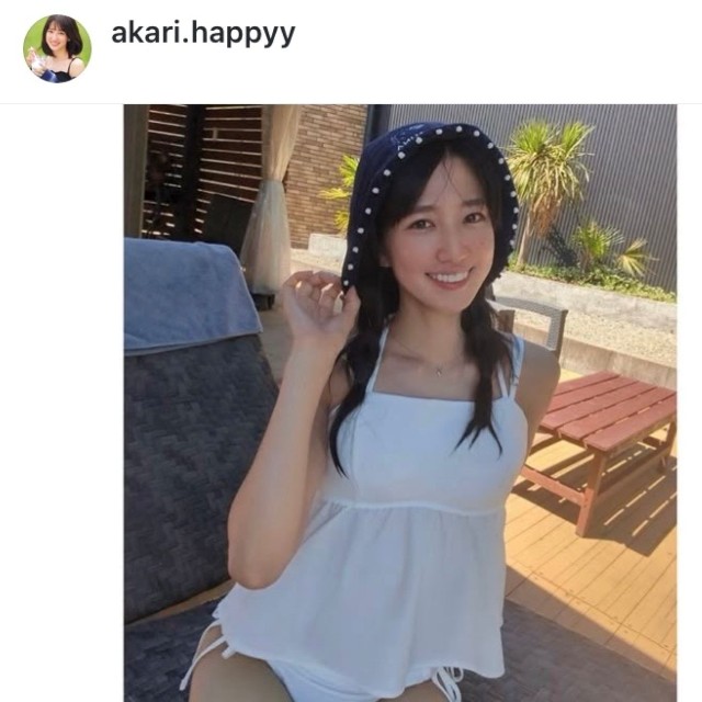 佐藤あかりインスタグラム(@akari.happyy)より