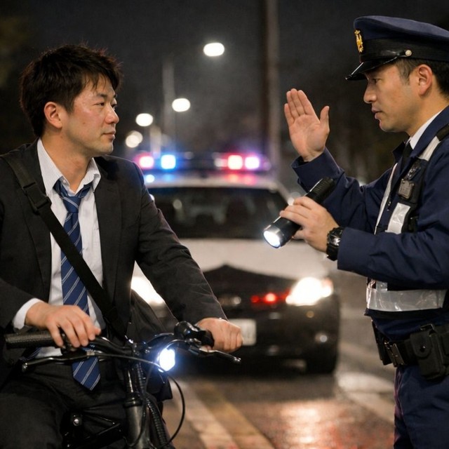 自転車の違反で自動車免許の停止もあり得る？　※この画像はAdobe Fireflyで作成したイメージです