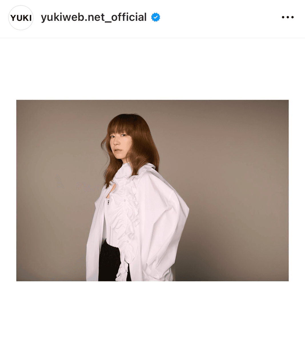 YUKI (@yukiweb.net_official)さんのインスタグラムより