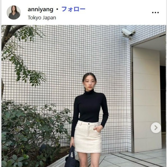 ANNI YANGのインスタグラム@anniyangより
