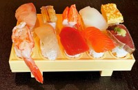 １０貫のにぎり寿司ができました！