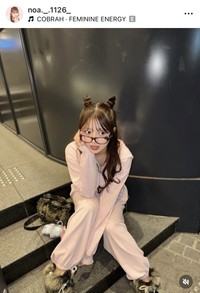 希空のインスタグラム（@noa._.1126_）より＝25年10月13日投稿