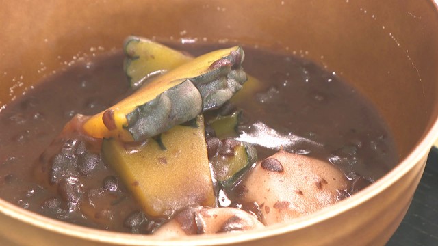 カフェ クローバー　南瓜ぜんざい　700円