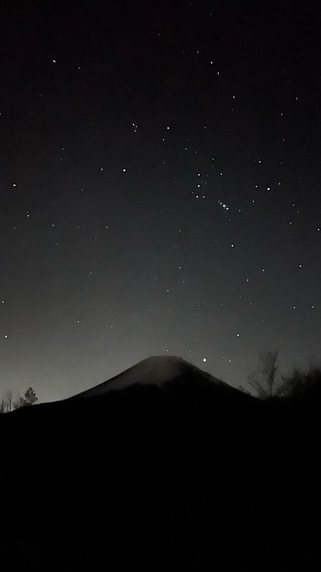 夜にはきれいな星空が見える／アセンションマスターさん（@yococoass22）提供