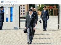 「令和7年9月8日（月）、悠仁親王殿下は、神宮及び神武天皇山陵をご参拝になりました」（宮内庁公式インスタグラム、2025年9月9日の投稿から）