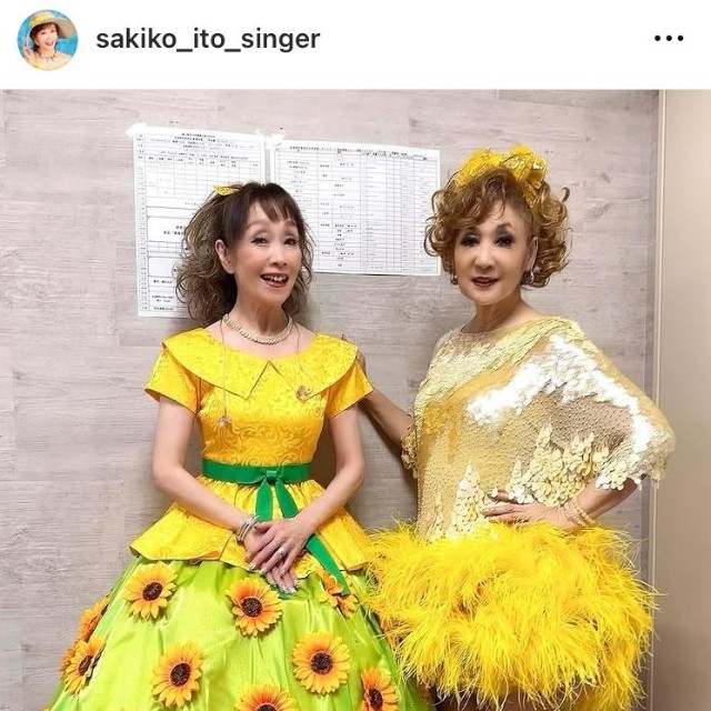 伊藤咲子インスタグラム＠sakiko_ito_singerより