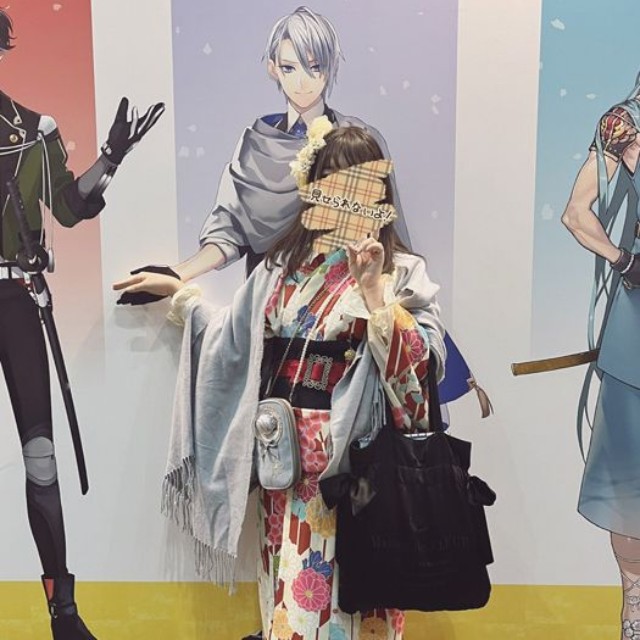 水琴さんは、刀剣イベントなどに行くときなどにも着物を楽しまれています（提供：水琴（りづきけいと）さん）