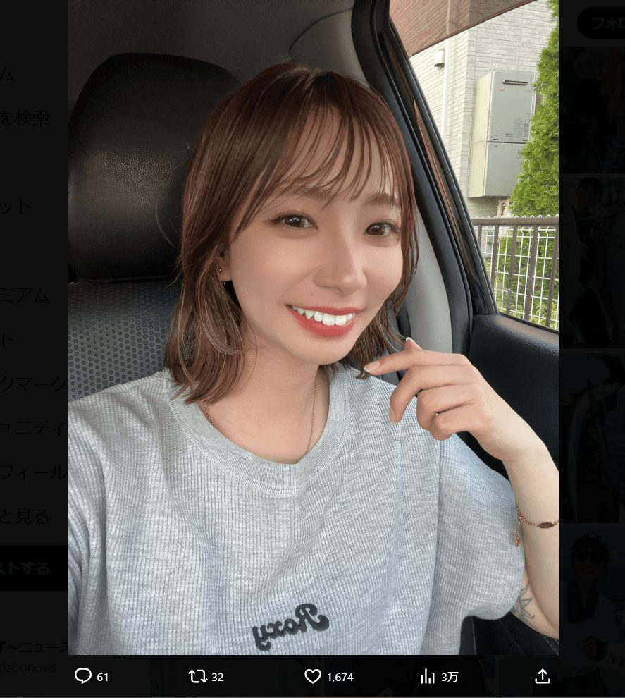 神野梓のX（@azu_sakana）より