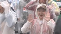 KSBアナウンサーも参戦！雨の中のおかやまマラソン「絶対あすは筋肉痛」