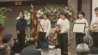 春高バレー優勝祝勝会　岡山プラザホテル