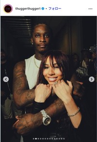ヤング・サグのインスタグラム@thuggerthugger1より