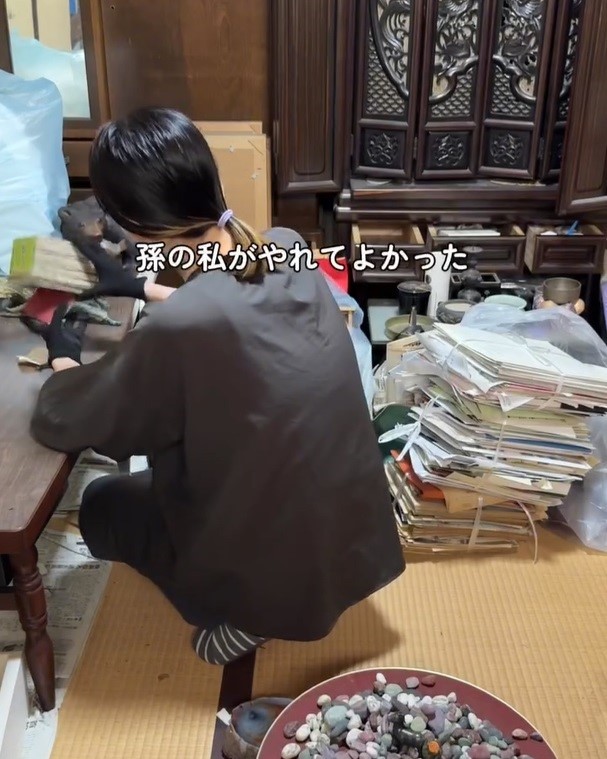 大変だけれど、自分で片付けたからこそわかったことも（提供：はちさん）