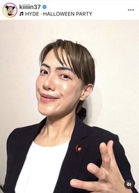 金原早苗のインスタグラム＠kiiiiin37より