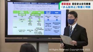 軽症患者は原則自宅療養　まん延防止要請は慎重に判断　村井宮城県知事